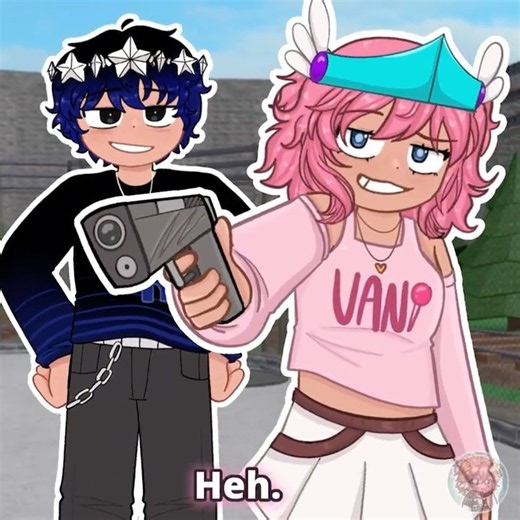 Genius! 👀 | Vani and Kyle in Gacha #gacha #vaniandkyle #mm2 #art #roblox #gl2 #trend #meme