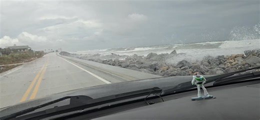 428K views · 2.9K reactions | During the Nor'easter on Friday a wave caught my truck on Old A1A.  | First Light InSite | Facebook