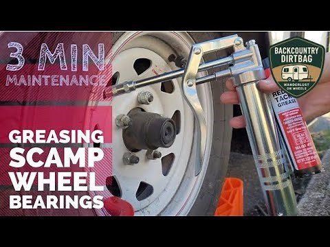 Scamp Trailer Wheel Bearing Maintenance Routine