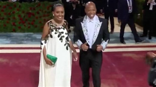 2022: Eric Adams and girlfriend Tracey Collins attend Met Gala