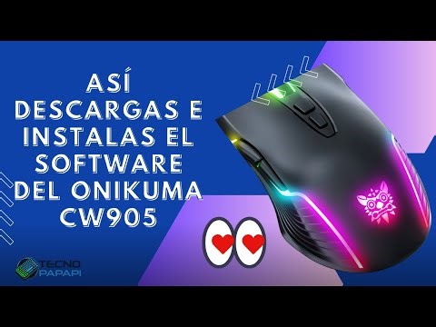 Este es el software para tu ratón Onikuma CW905
