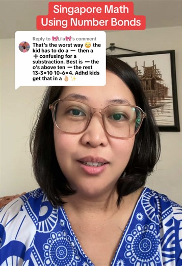 Replying to @🎀Lila🎀 #singaporemath #maths #numberbonds #subtraction #momsoftiktok #momandkids #homeschooling #basicfacts #mathmadeeasy #fyp
