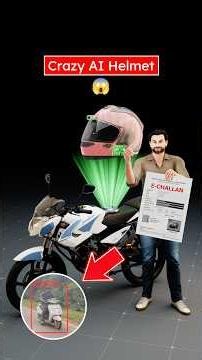 Crazy AI Helmet😱(3D) by Professor Of How