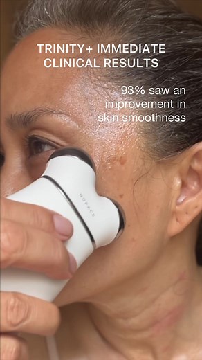 Results you can really see 👀 instantly AND over time #nuface #microcurrent #clinicals #beforeandafter