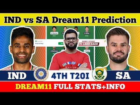IND vs SA Dream11 Prediction|IND vs SA Dream11 Team|India vs South Africa 3rd T20I|