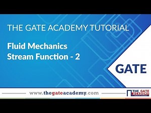 Stream Function - 2 | Fluid Mechanics | ME/ CE
