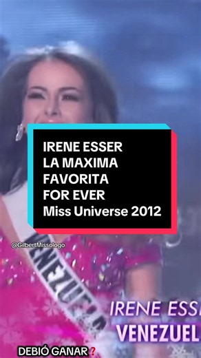 DEBIÓ GANAR #ireneesser El MISS UNIVERSO❓❓❓ . . #missuniverse2012 #missvenezuela #missuniverso2012 #missuniverse