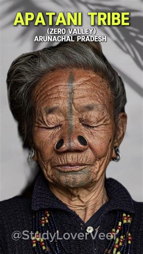 आखिर क्यों Apatani Tribe में Tattoos एक Defense Mechanism थे #tribal #culture #india