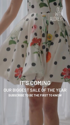 PSA: Our most popular dresses, sets, tops & more are about to go on sale. 🤩 Subscribe now so you're first in line to check out. | Out With Audrey