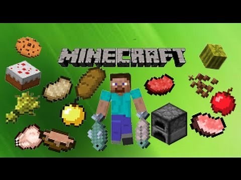 Minecraft- Como hacer todas las comidas del minecraft ?