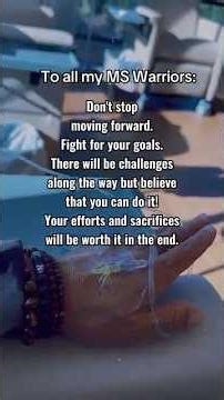 POV: You’re an MS Warrior and you don't stop. #Shorts #mswarrior #motivationmonday #chronicillness