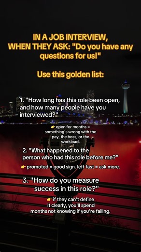 ALWAYS ASK QUESTIONS IF THE INTERVIEWER SAYS “DO YOU HAVE ANY QUESTIONS FOR US”?! I can’t count how many times people skip over this and say no. I understand it can be hard and nerve racking but you asking questions shows your serious about the role and helps you stand out at times. This job market is not what it used to be to be. Make sure your investing in yourself and interviewing them just like they are you. We all hate a toxic work environment ! #interviewtips #jobmarket #tipsandtricks #int