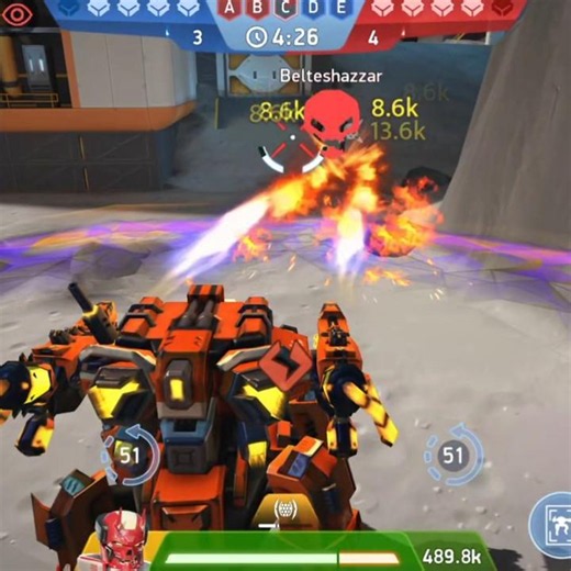Mech Arena Vortex with Hellfire #mecharena