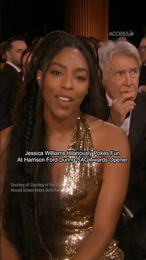 Jessica Williams Pokes Fun At Harrison Ford At SAG Awards