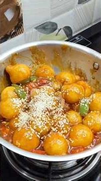 Spicy Chilli Potato Balls 🔥#shorts #chilipotato #ytshorts