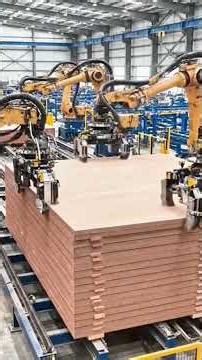 How is made from huge logs to wooden floor #logging #sawmill #woodworking