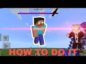 How To Make A Magic Sword [ Command Block ] Minecraft