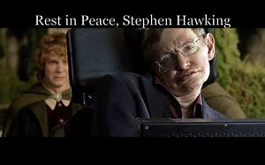 Gumli sais goodbye 2 Stephen Hawking | Teh Lurd Of Teh Reings