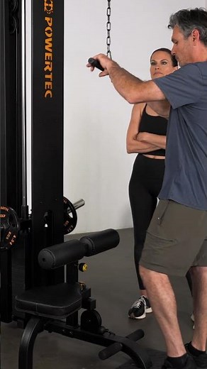 The Ultimate Home Lat Pulldown & Low Row Machine | Powertec Lat Tower