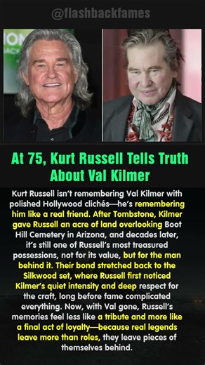 At 75, Kurt Russell Tells Truth About Val Kilmer #shorts