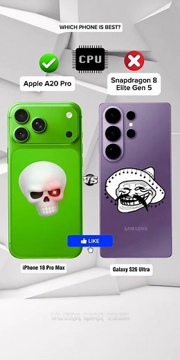 iPhone 18 Pro Max vs Samsung Galaxy S26 Ultra
