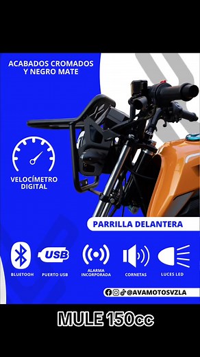 Ava Mule 150cc - Características y Especificaciones