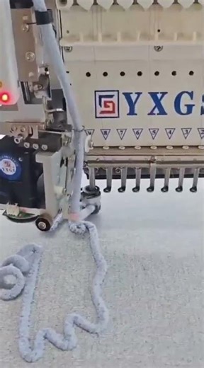 sewing on a cloth in making a pattern in the desired shape#shorts