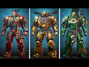Warhammer 40K: Space Marine 2 - ALL OUTFITS / ARMOUR SETS / CUSTOMIZATIONS (+ DLCs)