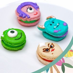 BRB, clearing the Scare Floor for the cutest little Monsters, Inc. macarons 😍 | Disney Eats
