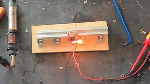 A Glowing Potato Peeler Makes A Nernst Lamp