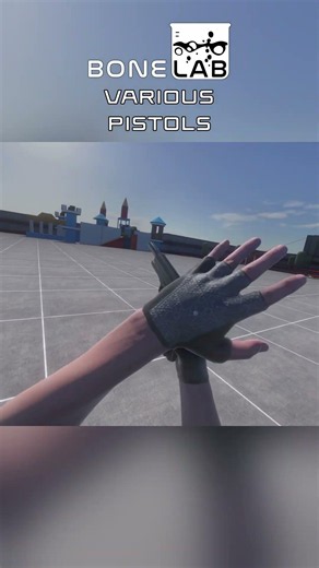 Bonelab Weapon Mod Showcase #shorts - M1911A1 (Various Pistols)