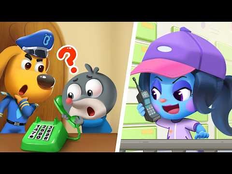 طوارئ عائلية مزيف | كرتون اطفال | رسوم متحركة | نقيب لابرادور | بيبي باص | BabyBus Arabic
