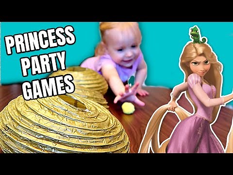 Princess Birthday Party Games for Girls (Rapunzel)