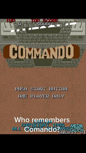 Awesome video games #commando #arcaderetro #retroarcade #videogameplay #gameplayvideo #videogameclips #GamingOnTikTok