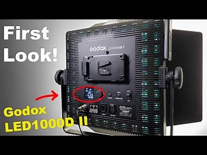 Godox LED1000D II LED Panel Light- Real World Use & Review