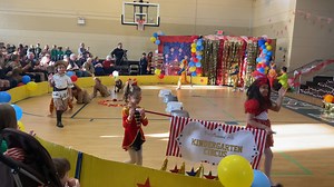 Our adorable kindergartners presented the 2023 Kindergarten Circus this morning to a big crowd! Lots of "oohhs" and "aaahhs" and giggles were heard as the audience was AMAZED with these kiddos' talents! Here, our performers are introduced... #kindergarten #circus #performingarts | Pinecrest Academy
