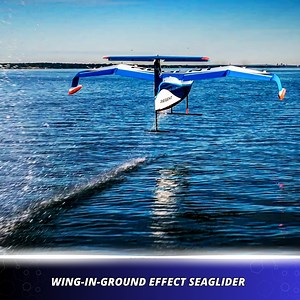 28K views · 314 reactions | Unique ground-effect 'seaglider' approved by the US Coast Guard for full-scale flight tests. | Startup Selfie | Facebook