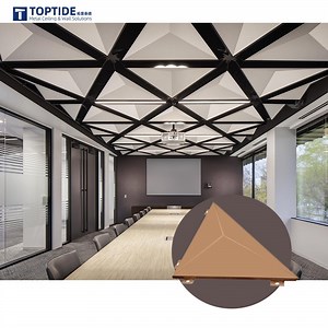 [Hot Item] Fireproof Decorative Morden False Ceiling Board Customized 3D Aluminum Ceiling Panel for Office