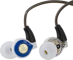 Linsoul 7hz Aero in Ear Monitor, 9.2mm Dynamic Driver IEM, Wired HiFi Earbuds, Gaming Earbuds for Music Lovers (Blue)