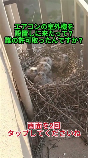 エアコンの室外機を設置しに来たって？誰の許可取ったんですか？