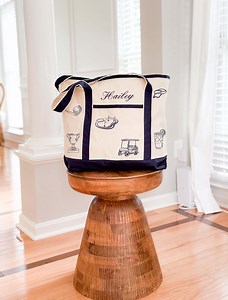Personalized Golf Tote Bag, Custom Embroidered Canvas Bag With Name, Golf Gift for Women, Golfer Accessory Bag - Etsy