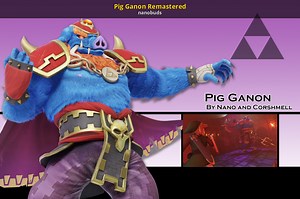 Pig Ganon Remastered Mod for Super Smash Bros. Ultimate | SSBU Mods