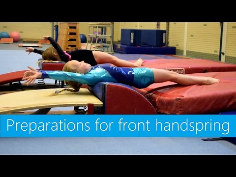 Skills & Drills: Preparations for front handspring!