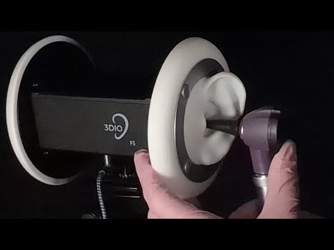 ASMR - Intense Ear Pressure - Otoscope, Suction, Mic Pressing - Gloves - Soft Spoken