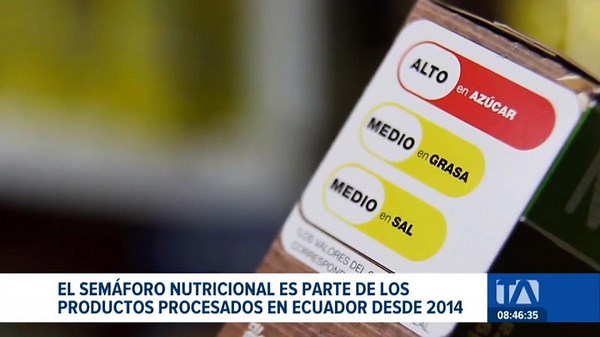 El 62,71% de ecuatorianos se guía por el semáforo nutricional al momento de consumir alimentos