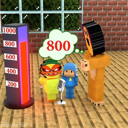 Sprunki Pato Demon cheats while playing the game with Sprunki Pocoyo—and the ending!