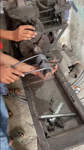 Crafting Masterpiece Agriculture Equipment Springs on a Lathe | Full Process Explained