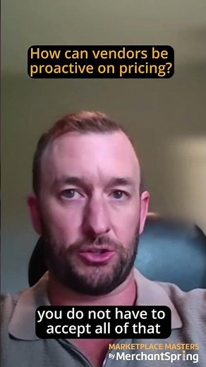 How can vendors be proactive on pricing? #amazon #vendor #retail #pricing #tactics