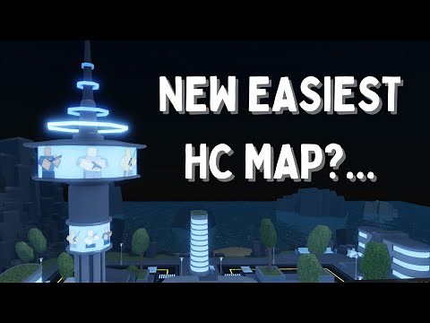 CYBER CITY Hardcore! | New HC Map! | Roblox Tower Defense Simulator TDS