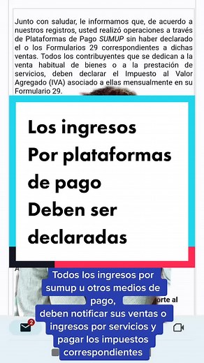 Declaración de Ingresos por Plataformas de Pago